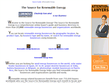 Tablet Screenshot of energy.sourceguides.com